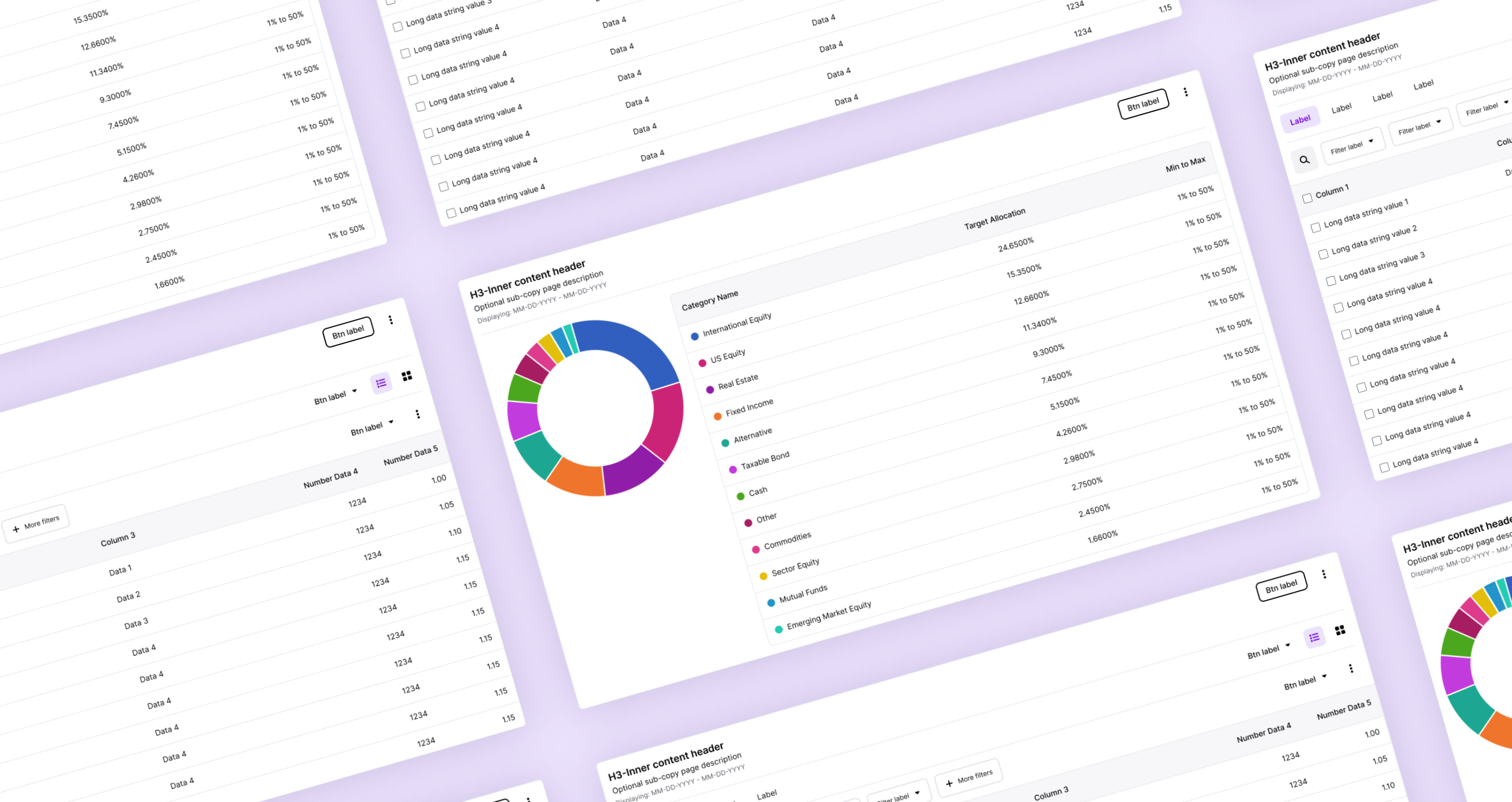 Wove design system tables