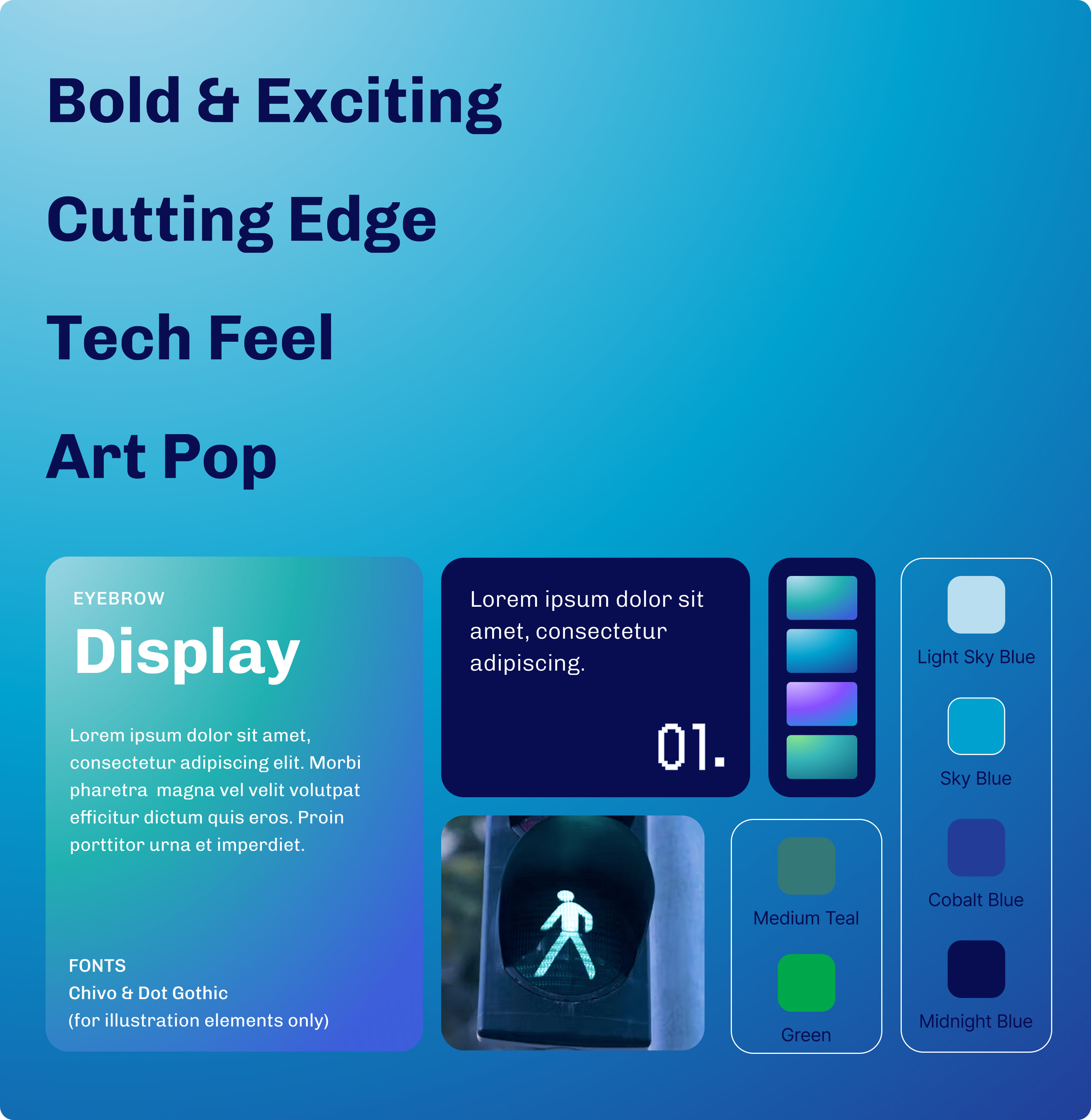 Bold theme card